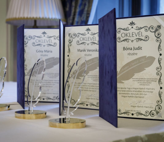 Átadták a 2025-ös Magyar Nyelvőr Díjakat